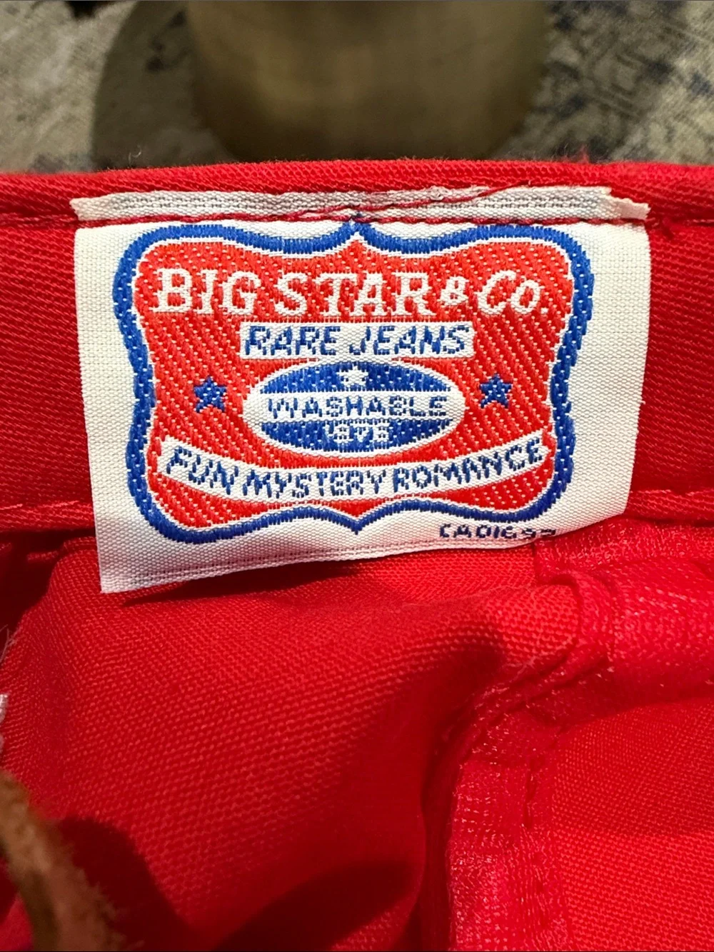 Big Star Red. Cap.     NWOT